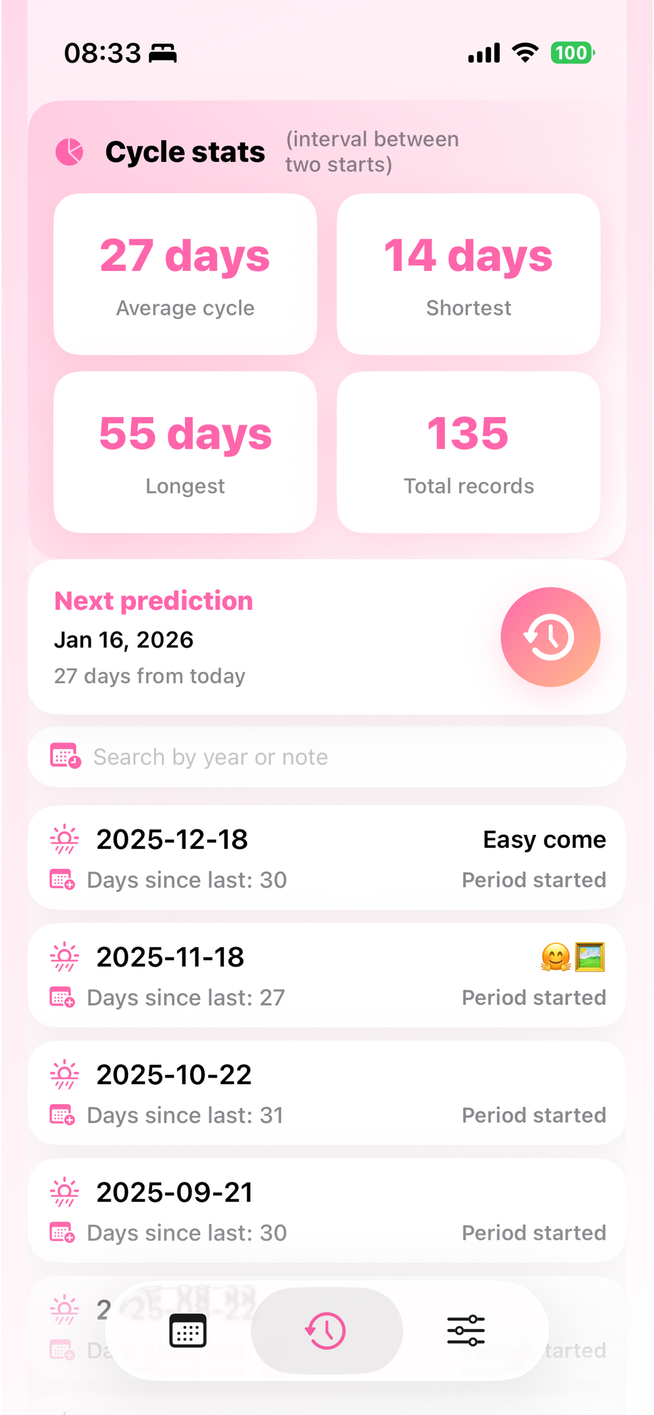 Eve Period Tracker - Elegant Period Tracking App