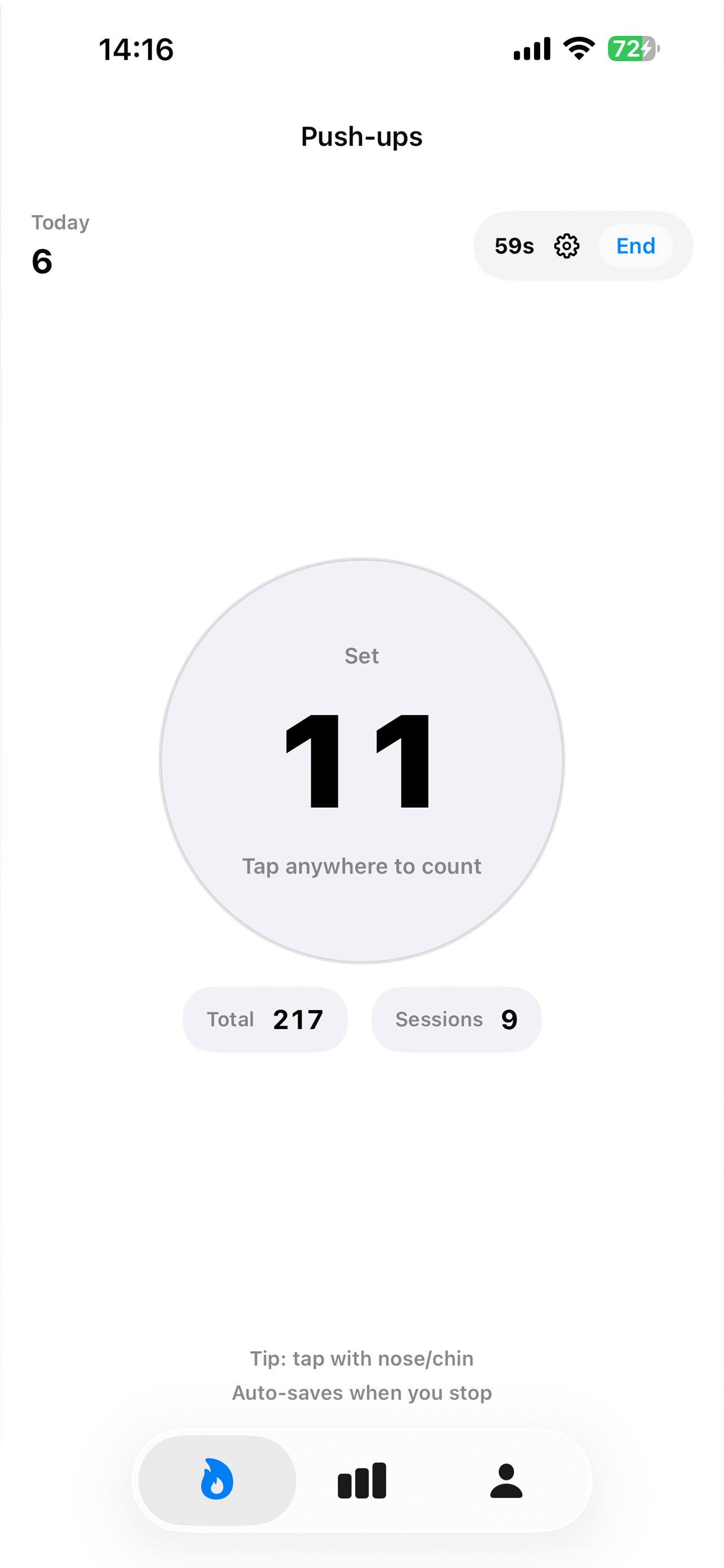 Pushup Log - Push-up Counter & Stats
